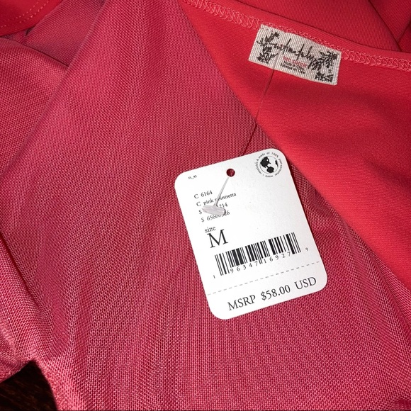 Free People Keep It Sleek Bodysuit NEW WITH TAGS Coral - Picture 8 of 16